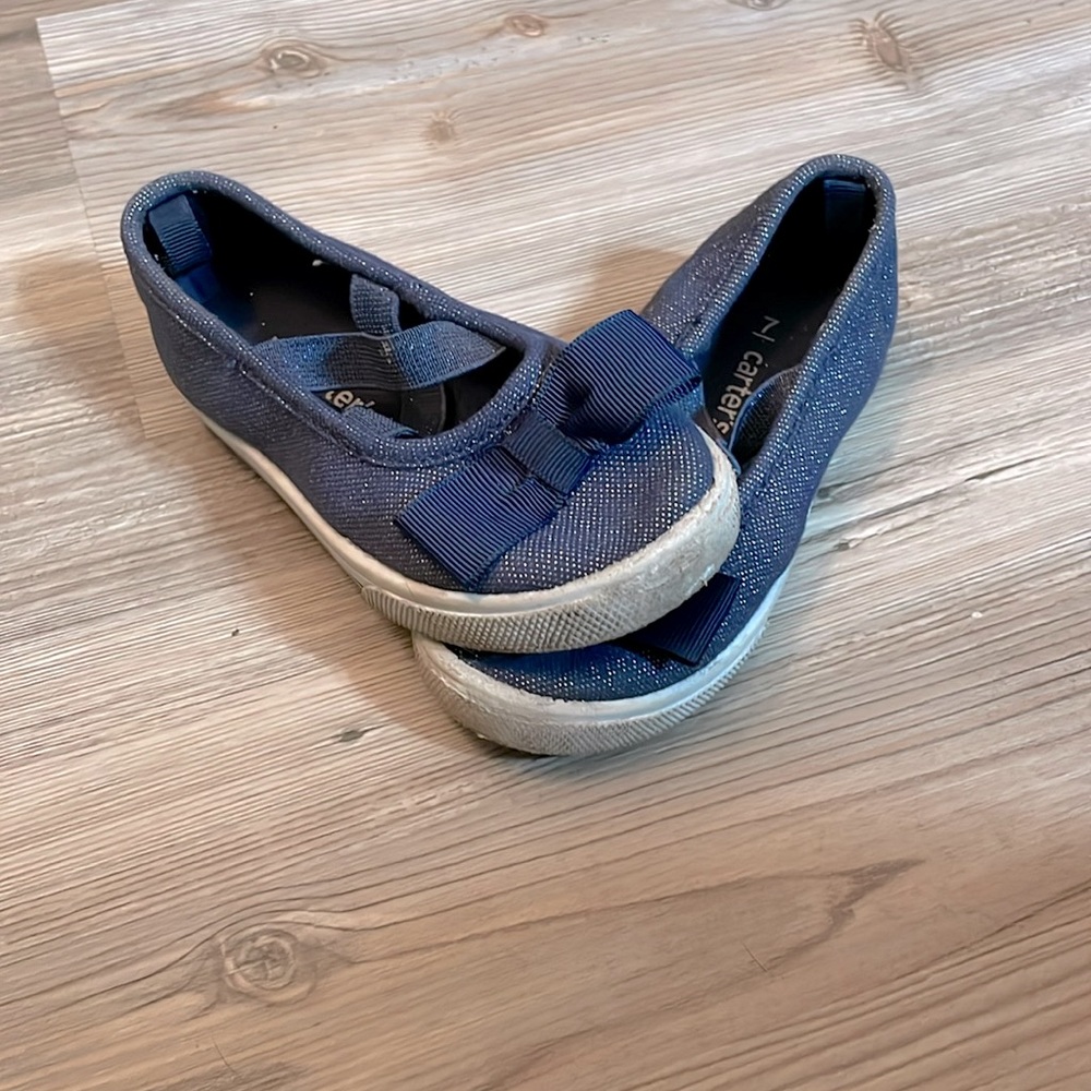 Navy blue sparkly Carter’s Mary Jane’s